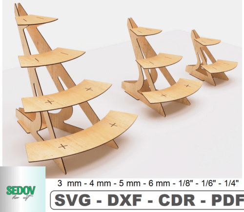 Estantes De Pie Redondeados Creativo Digital